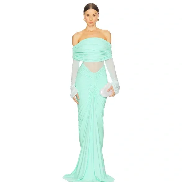 white christmas dresses Hailey – DEMEBYGABRIELLA FASHION PRIVATE LIMITED main image 1